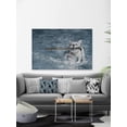 thumbnail image 3 of Parvez Taj Swimming Dog Canvas Wall Art, 3 of 9