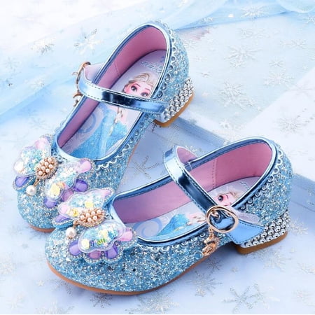 Chaussures Princesse à Talons Hauts Cristal Pour Filles - Idéales Pour Fêtes, Carnaval Et Anniversaire
