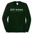 thumbnail image 2 of Boy Mama All Day Everyday Mom Son Gift | Mens Mother's Day Long Sleeve T-Shirt, Forest Green, Medium, 2 of 4
