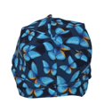 thumbnail image 3 of Fuzoiu Blue Butterfly Print Winter Beanie Hat for Men & Women,Warm Knit Cap,Women Windproof Watch Hat,Knit Warm Unisex Beanie, 3 of 7