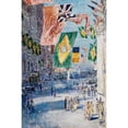 thumbnail image 3 of Hassam, Childe 17x24 Black Modern Framed Museum Art Print Titled - Avenue of the Allies-Brazil-Belgium, 3 of 5