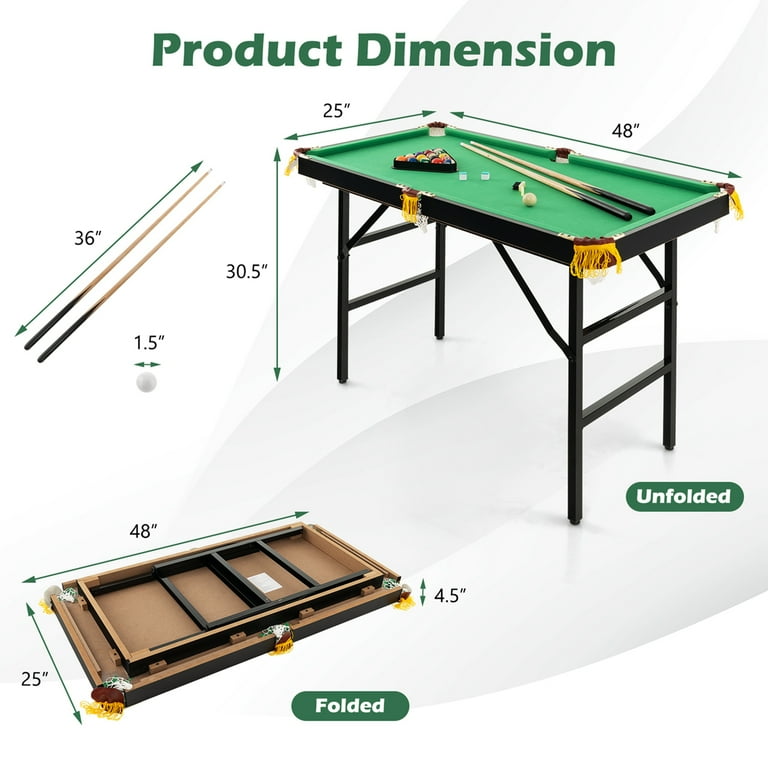 Regulation billiard table deals