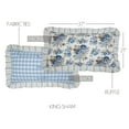thumbnail image 2 of VHC Brands Annie Blue Floral King Sham 21x38, 2 of 7