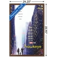 thumbnail image 3 of Marvel Hawkeye - Street One Sheet Wall Poster, 22.375" x 34", Framed, 3 of 3