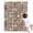 Pioneer Flower Floral, variant on Pioneer Flower Floral Print Pattern Blanket,Comfortable Soft Flannel Throw Blanket,All Season,Warm Lightweight Blankets for Sofa Bed Couch Living Room Chair,30"x40"