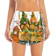 thumbnail image 2 of Goofa Thanksgiving Truck Printed Women 2 in 1 Running Shorts,Quick Dry Athletic Workout Shorts,High Waisted Athletic Shorts with Liner Pockets-Large, 2 of 9