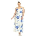 thumbnail image 1 of White Mark Women's Floral Blouson Maxi Dress, 1 of 6