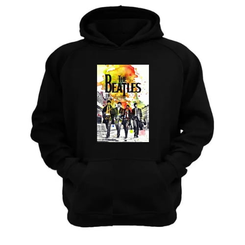 The Beatles - Sudadera Hard Day's Night Caras Para Adultos Unisex Negro