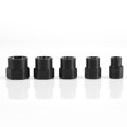 thumbnail image 3 of Noref Nut Removal Kit, 10 Pieces Damaged Bolt Nut Screw Remover Extractor Removal Set Threading Tools Kit, Nut Remover, 3 of 9