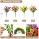 thumbnail image 2 of Flores artificiales ZFProcess, plantas artificiales para exteriores, 12 paquetes, 2 of 6