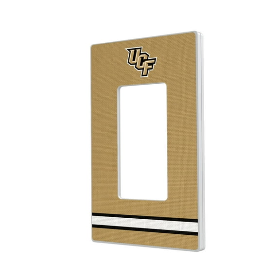 UCF Knights Stripe Design Single Rocker Light Switch Plate