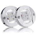 thumbnail image 1 of 2pcs-6led luces del compartimiento interior del barco 12v luces redondas para yates luces para barcos, 1 of 4
