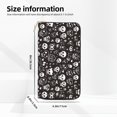thumbnail image 2 of Leather Wallet 8 X 4.3 In Comfortable Light Waterproof And Durable Zipper Design Easy To Carry Weird Skull Head, 2 of 8