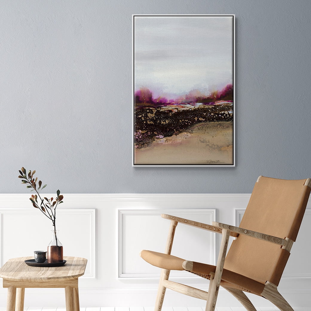 Reflections of My Mind Framed Premium Gallery Wrapped Canvas - Ready to Hang - 17 x 25 - White Floating Frame