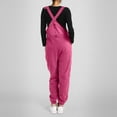 thumbnail image 6 of CAIXIA Fleece Overalls Women 2034 Warm Winter Casual Loose Jumpsuits Sherpa Bib Overalls Fuzzy Ski Pants with Pockets,Hot Pink, 6 of 7
