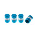 thumbnail image 1 of 4 Pcs Tapas Decorativas de Vástago de Válvula de Neumático 16mm Cubiertas de Polvo de Válvula para la Mayoría de Coches Camiones Azul Claro Aleación de Aluminio, 1 of 1