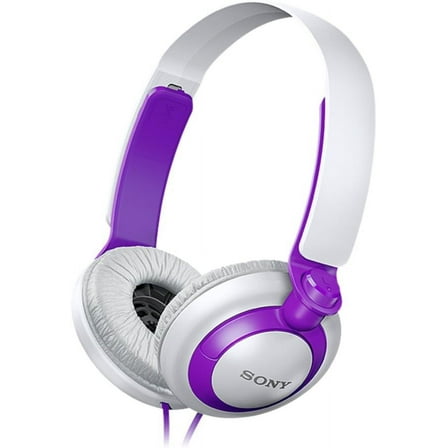 Sony MDR-XB200 XB Extra Bass Series On-Ear Headphones (Violet)