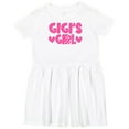 thumbnail image 3 of Inktastic Gigi's Girl Granddaughter Girls Toddler Dress, 3 of 5