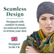 thumbnail image 4 of MASUMI Chemo Organic Headwear - PRIMROSE / Cáncer Headwear para Mujer con Caída Del Cabello / Sombreros y Coberturas de Alopecia / Turbante 95% Algodón (Color: Gris), 4 of 5
