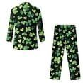 thumbnail image 5 of Xoenoiee Shamrock Heart Print Kids Suits for Boys St. Patrick's Day 2 Piece Tuxedo Including Jacket and Pants for Festive Gatherings Wedding, 6-7 Years, 5 of 7