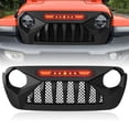 thumbnail image 1 of AMERICAN MODIFIED Grille Démon avec Lumières Rouges pour Wrangler/Gladiateur 18-21, 1 of 8