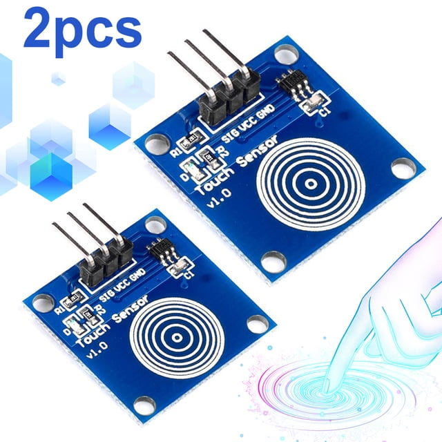 Módulo sensor digital TTP223 botón interruptor táctil capacitivo 2-5.5V DC