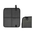thumbnail image 2 of Portable Folding Seat Cushion, Lightweight Waterproof Foam Pad for Hiking, Camping, Backpacking, Stadium Seating, Compact Outdoor Sitting Mat with Carabiner, Black,14.1IN, 2 of 7