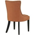 thumbnail image 6 of Modway Regent 20.5" Tufted Fabric and Solid Wood Dining Chair in Orange, 6 of 6