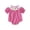 Hot Pink, variant on Coerni Baby Girl Photoshoot Outfit Girls Bunny Smocked Bubble Romper New Born Floral Print Bodysuit Summer Clothes Easter Outfits