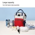 thumbnail image 6 of GUANGCAIJIA Stylish Backpack Diaper Bags Cute Organizer Unisex Mommy Hospital Delivery Travel Red, 6 of 7