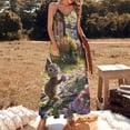 thumbnail image 2 of Easter Bunnies Rabbits Fine Art Sleeveless Dress Summer Dress Woman 2025, 2 of 7