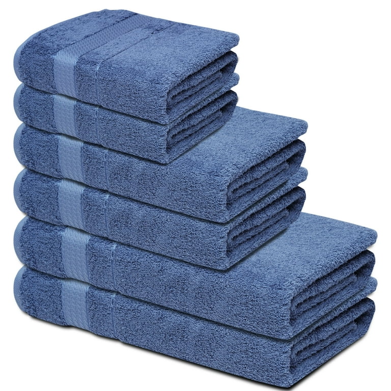 Melissa Linen 2 Bath Sheets, Quick Dry, Extra Absorbent, 600 GSM Towel Collection, Cobalt Blue