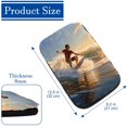 thumbnail image 4 of Surfing Soft Comfortable Furry Printed Car Armrest Cover 12.5x8.2 Inch Armrest Accessory, 4 of 6