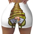 thumbnail image 2 of Lsque Fishing Gnome Fisherman Pattern High Waisted Biker Shorts for Women-Tummy Control Fitness Athletic Workout Running Yoga Gym Shorts,Moisture-Wicking-XX-Large, 2 of 9