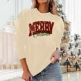 thumbnail image 4 of Merry Christmas Sweatshirts for Women Vintage Christmas Tree Graphic Shirt Xmas Holiday Casual Long Sleeve Pullovers, 4 of 7