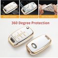 thumbnail image 4 of HSHDLDF pour Kia Housse de Porte-Clés, Étui de Clé Compatible avec Kia Sorento Optima Soul Sportage NIRO Forte Rio Protecteur de Clé Intelligent, 4 of 6