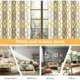 thumbnail image 5 of DriftAway Alexander Thermal Blackout Grommet Unlined Window Curtains Spiral Geo Trellis Pattern Set of 2 Panels Each Size 52 Inch by 84 Inch, 5 of 6