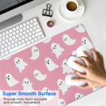 thumbnail image 4 of Long Mouse Pads for Desk,Tiny Ghost Halloween Pattern Desk Mats on Top Of Desks, Desk Mouse Pad Extra Large with 3mm Non-Slip Base and Stitched Edge for Gaming,Office,Work,Home 31.5x11.8in, 4 of 5