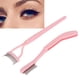 thumbnail image 5 of Cepillo Para El Cuidado De Las Pestañas, Diseño Curvo, Dientes De Acero Inoxidable, 2 Peines Para Cejas Con Mango De Plástico Para Maquillaje Para Mujeres ANGGREK Eyebrow Grooming Brush, 5 of 8