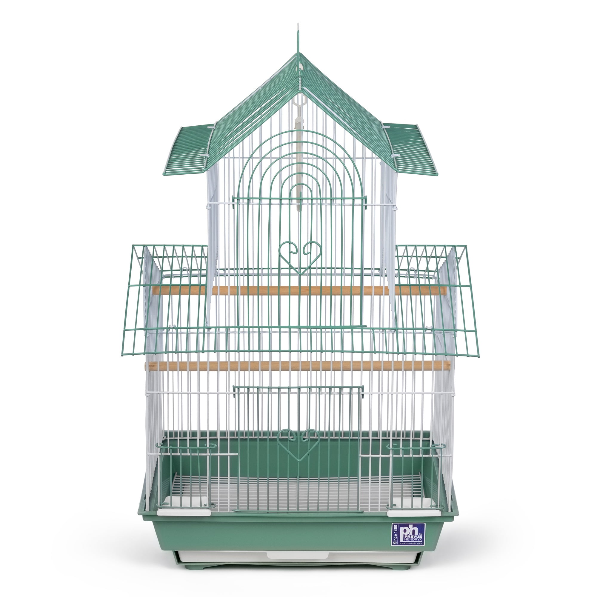 Prevue Pet Products Shanghai Parakeet Bird Cage - Green SP1720-4