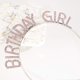 thumbnail image 4 of CHAO Diadema de cumpleaños para niña, tiara de cumpleaños para mujeres y niñas, corona de princesa de feliz cumpleaños, accesorios de feliz cumpleaños con diamantes de imitación, rosa, 4 of 5