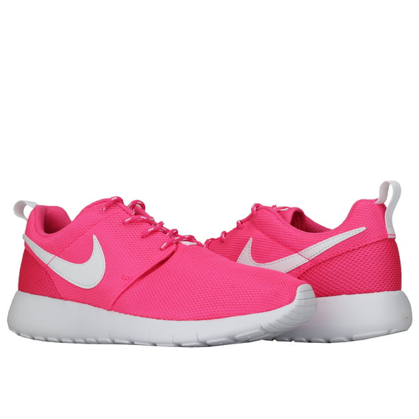 Nike Roshe Running Shoes-Pink Blast/White - Walmart.com
