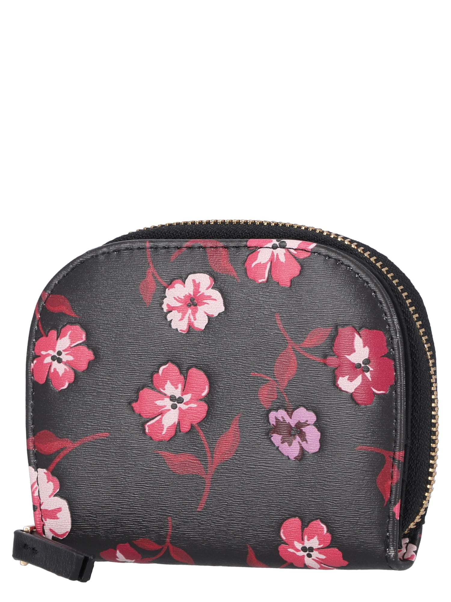 Time and Tru Women's Faux Leather Becca Zip Wallet
