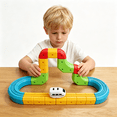 thumbnail image 5 of Sendida Train Set Tracks, Toy Train Race Tracks, 3D Infinity Modular Cube Building Blocks Freely Assembled, STEM Learning Toy of Gifts for Kids Toddlers Boys & Girls, 5 of 8