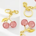 thumbnail image 6 of MODANU Cherry Bag Charm Keychain for Women, Cute Cherry Purse Accessories, Bag Charms for Handbags, Christmas gift for Her, Gold, 6 of 8