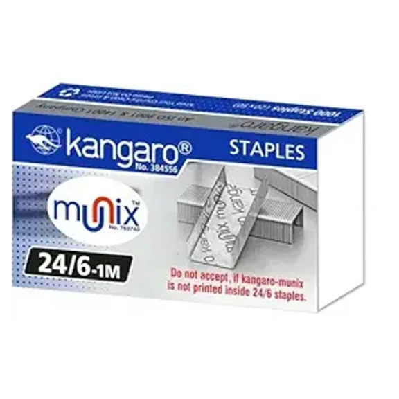 Kangaro Staples 23/6 Offer Pack, Heavy-Duty Staples, 1 Pack