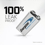 Energizer Lithium 9V Batteries (1 Pack), Lithium 9 Volt Batteries