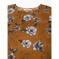 thumbnail image 4 of Moomaya Womens Printed Summer Tunic Top, Round Neck, Elbow, Loose-Fit Casual Top, 4 of 9