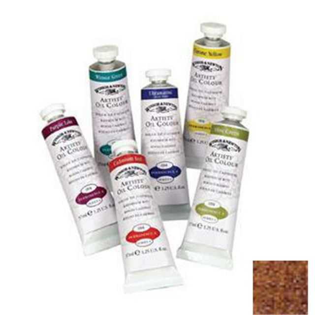 Winsor & Newton 1214648 37ml Artists Oil Color - Transparent Brown Oxide