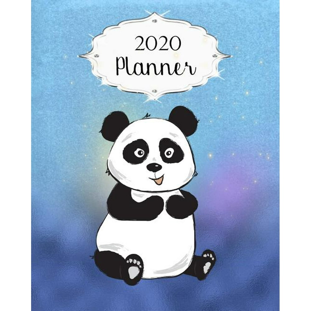 2020 Planner: Panda Daily, Weekly & Monthly Calendars - January through
